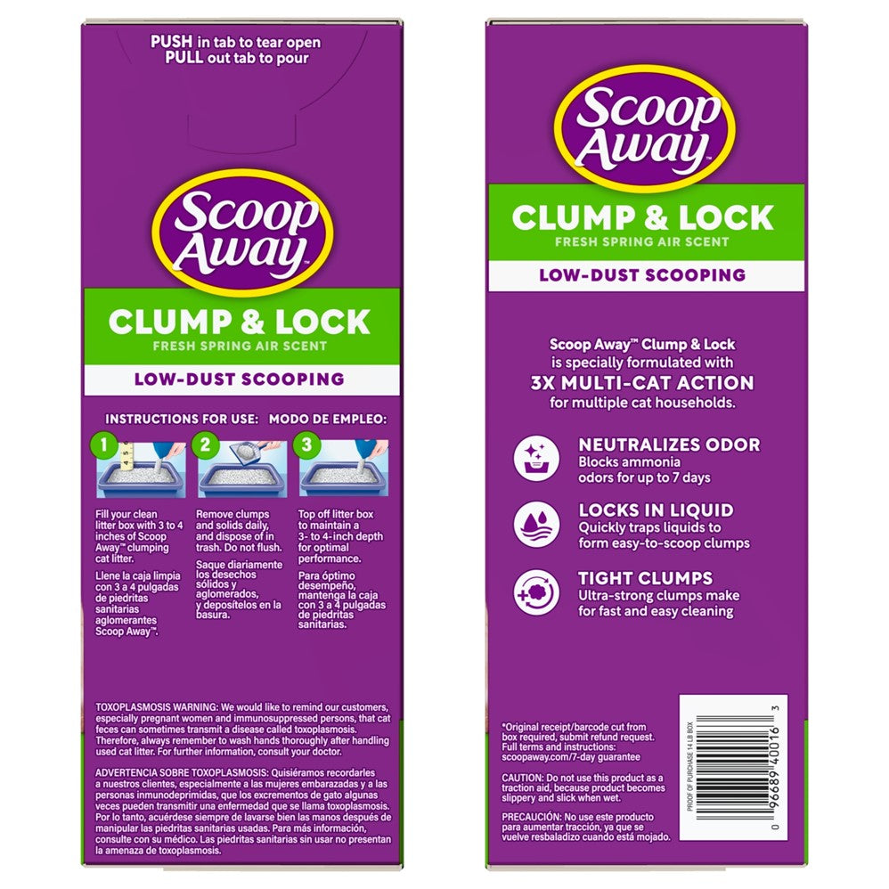 Scoop Away Clump & Lock Fresh Spring Air - 14lb/3pk