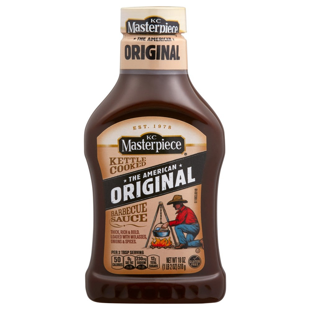 KC Masterpiece BBQ Sauce Original - 18oz/6pk