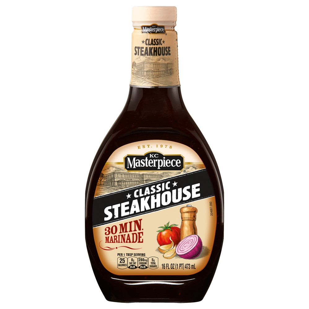 KC Masterpiece Marinade Classic Steakhouse - 16oz/6pk