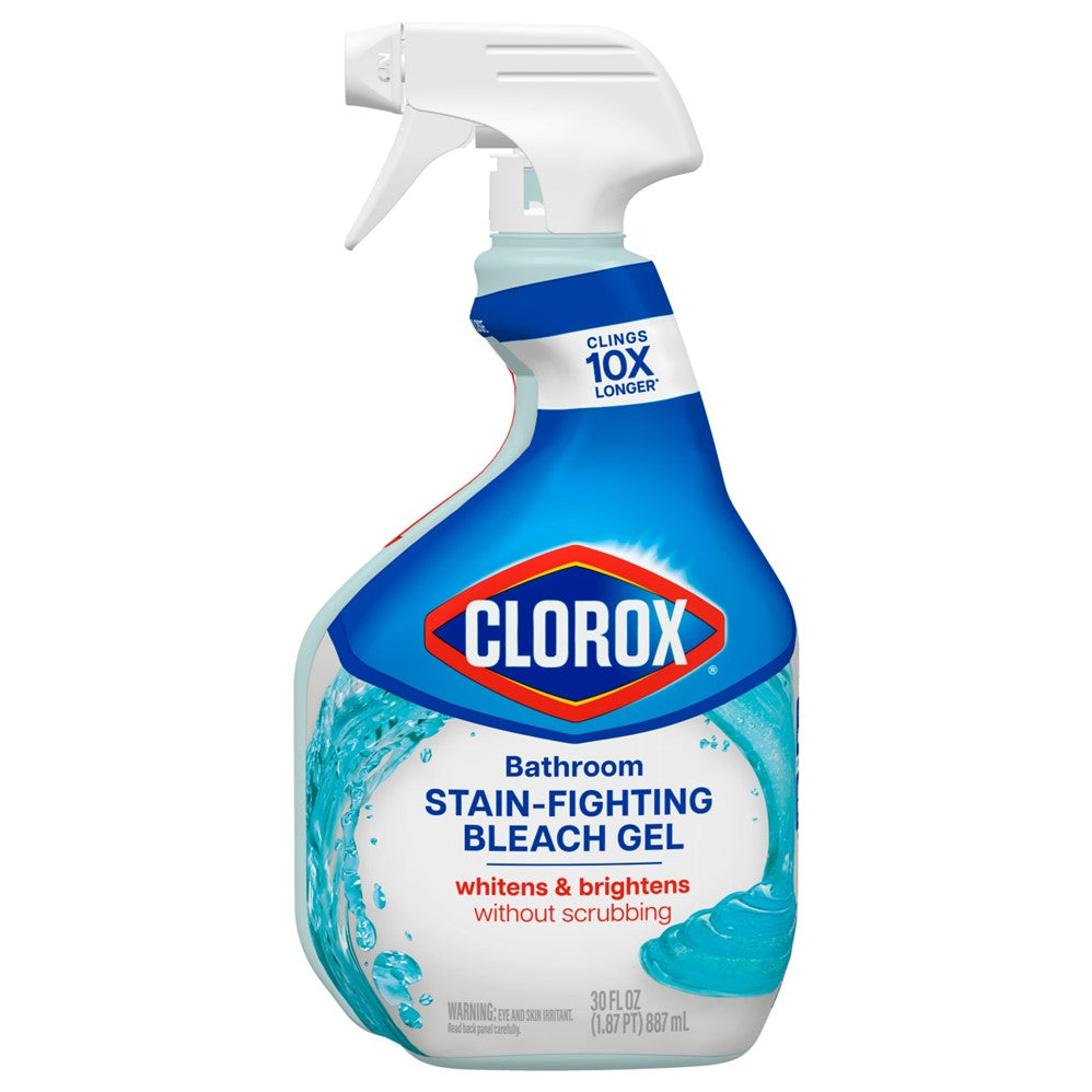 Clorox Bathroom Bleach Gel Spray - 30oz/9pk
