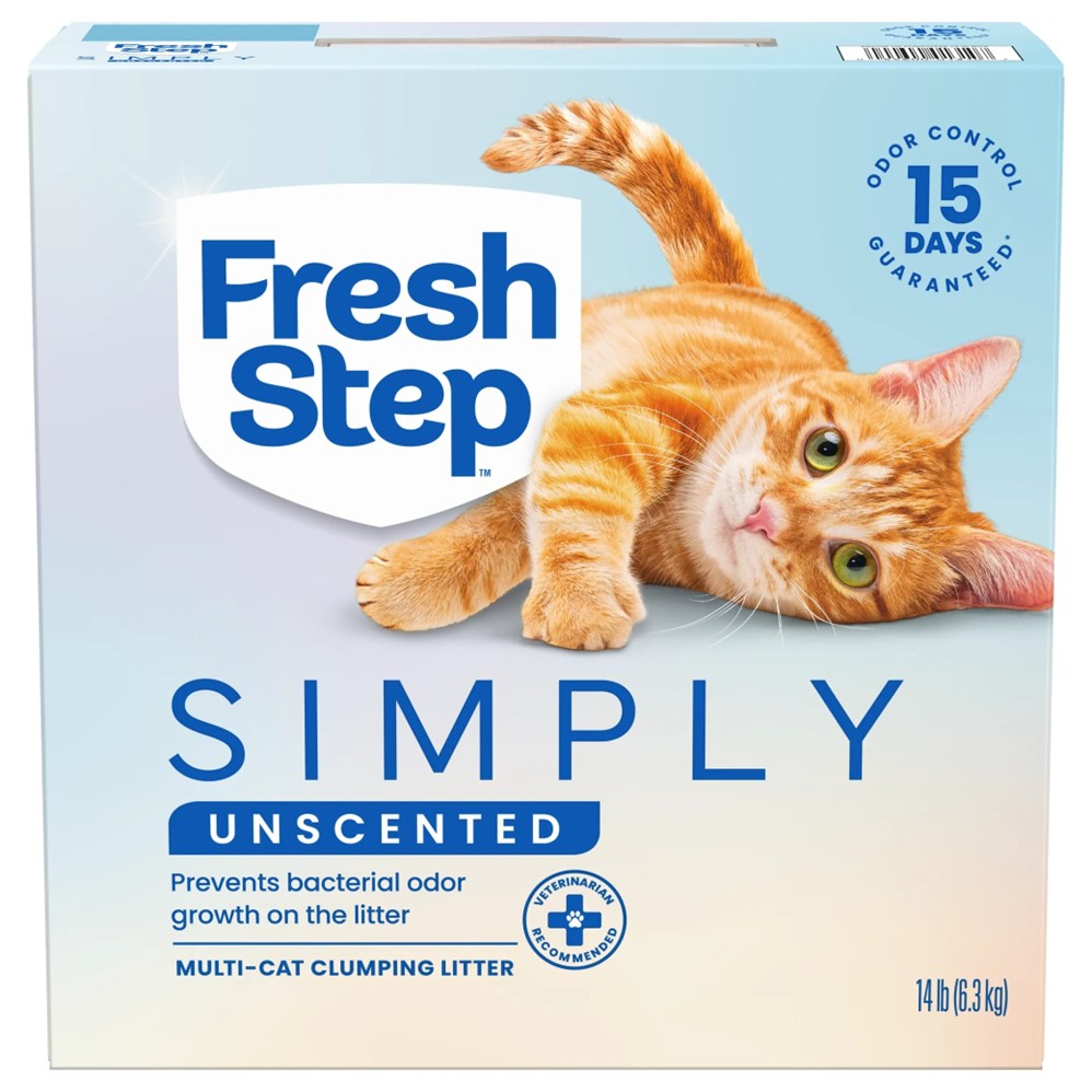 Fresh Step Simply Unscented - 14lb/3pk