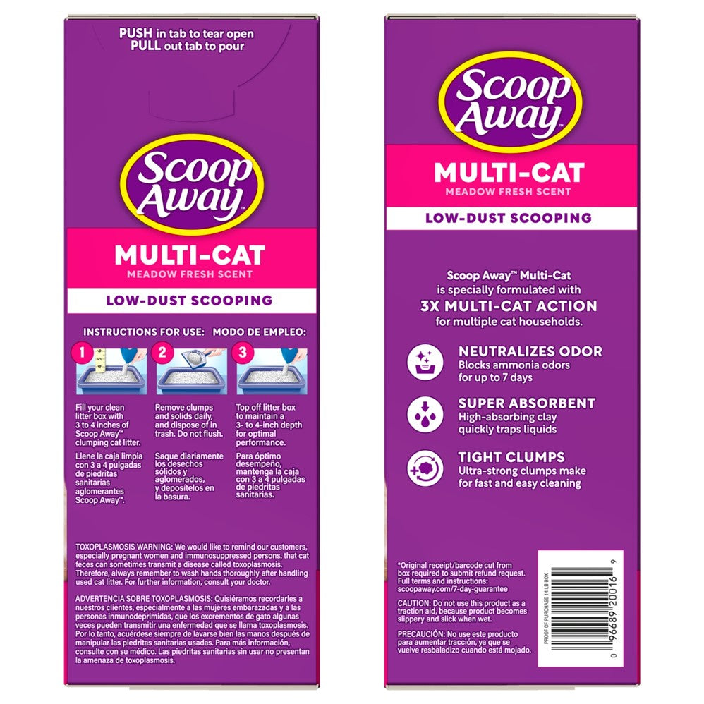 Scoop Away Multi Cat Scented - 14lb/3pk