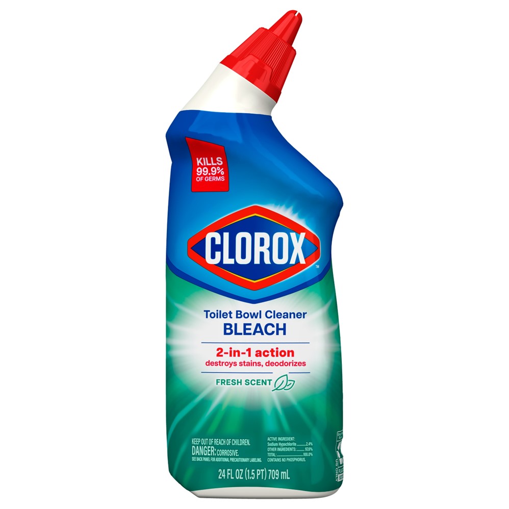 Clorox Toilet Bowl Cleaner Manual Fresh Scent - 24oz/12pk
