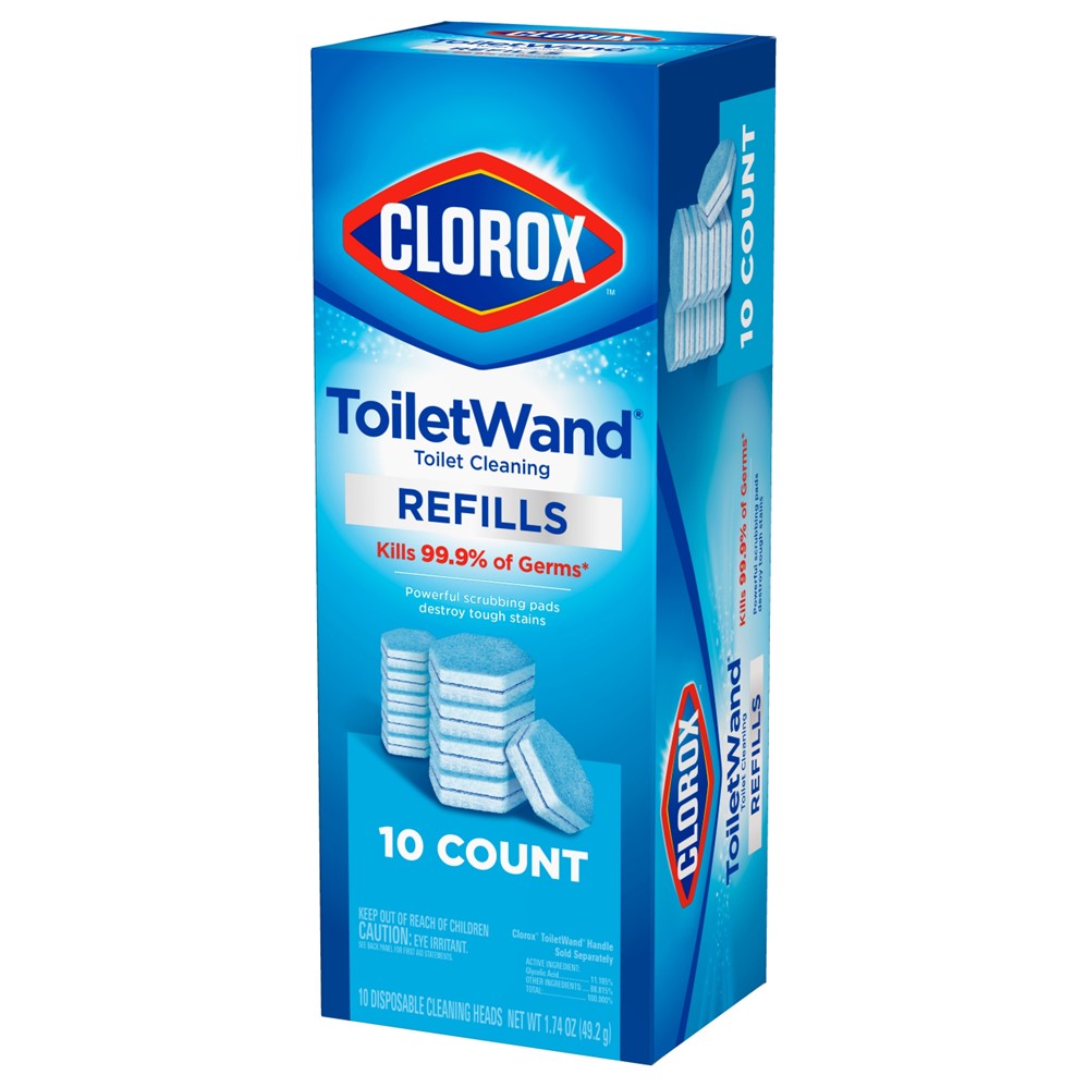 Clorox Toiletwand Disposable Toilet Cleaning Refill - 10ct/6pk