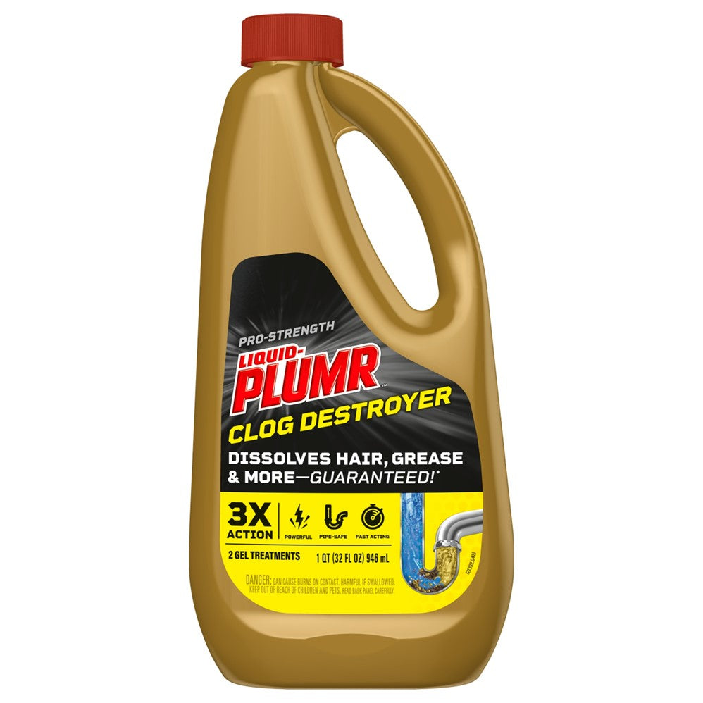 Liquid Plumr Clog Destroyer + Pipeguard - 32oz/9pk