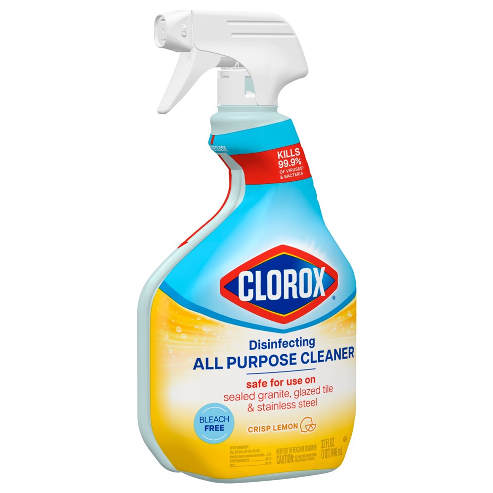 Clorox Disinfecting All Purpose Cleaner Spray Lemon - 32oz/9pk