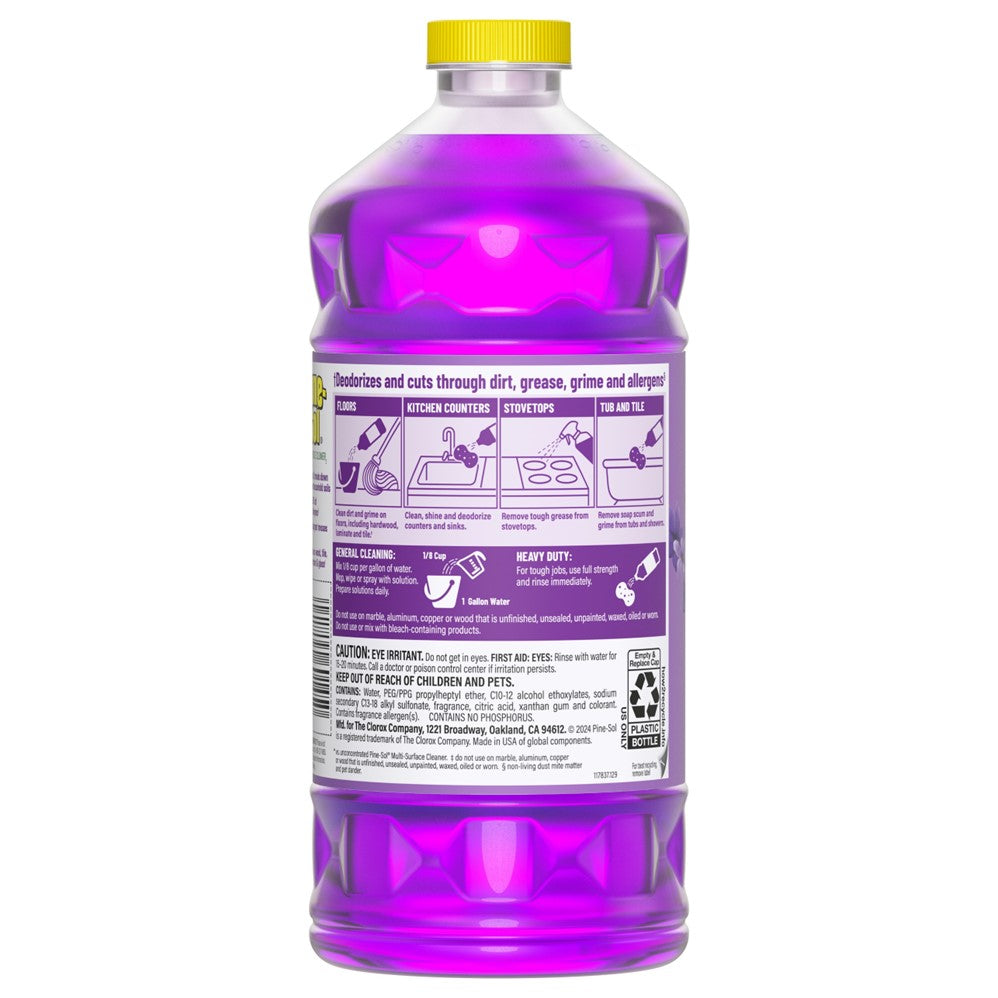 Pine Sol Cleaner Lavender Citric Acid Formula - 60oz/6pk