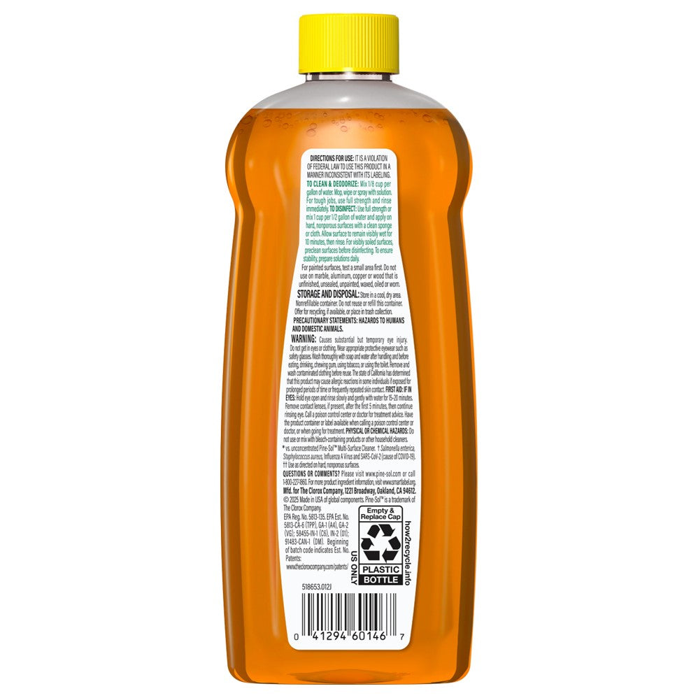 Pine Sol Cleaner Pine Citric Acid Formula - 14oz/12pk