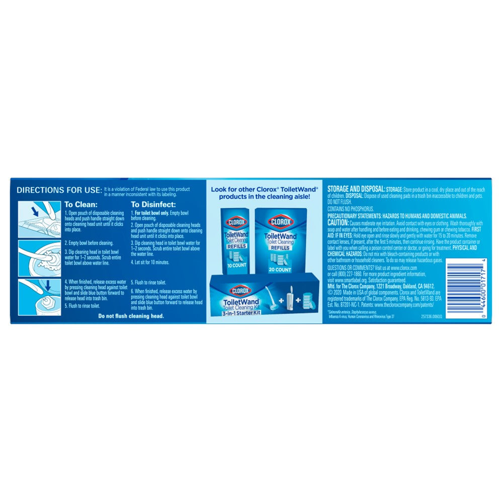 Clorox Toiletwand Disposable Toilet Cleaning Refill - 10ct/6pk