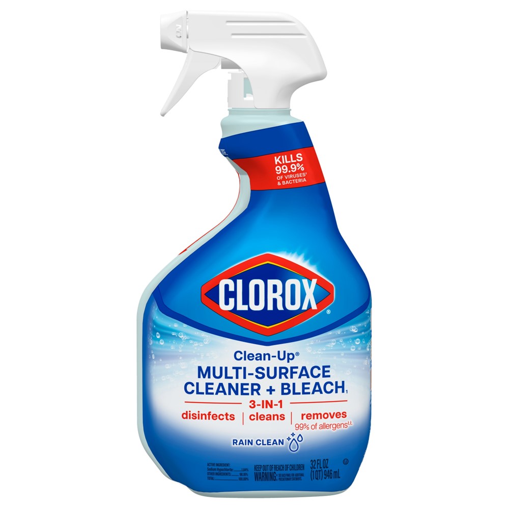 Clorox Clean-Up Cleaner Spray Rain Clean - 32oz/9pk