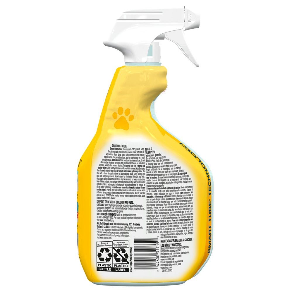 Clorox Pet Urine Remover For Stains & Odors - 24oz/6pk