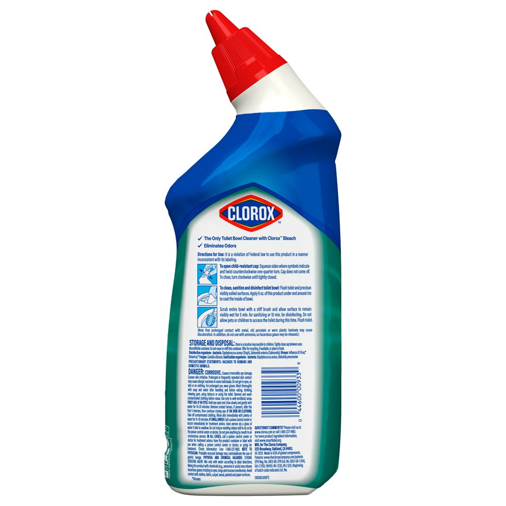 Clorox Toilet Bowl Cleaner Manual Fresh Scent - 24oz/12pk