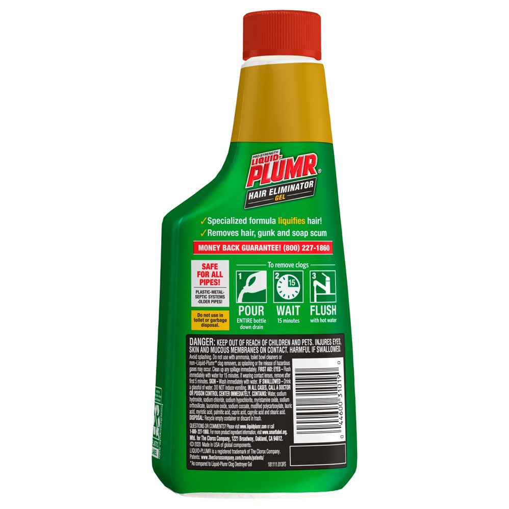 Liquid Plumr Pro-Strength Hair Clog Eliminator - 16oz/6pk