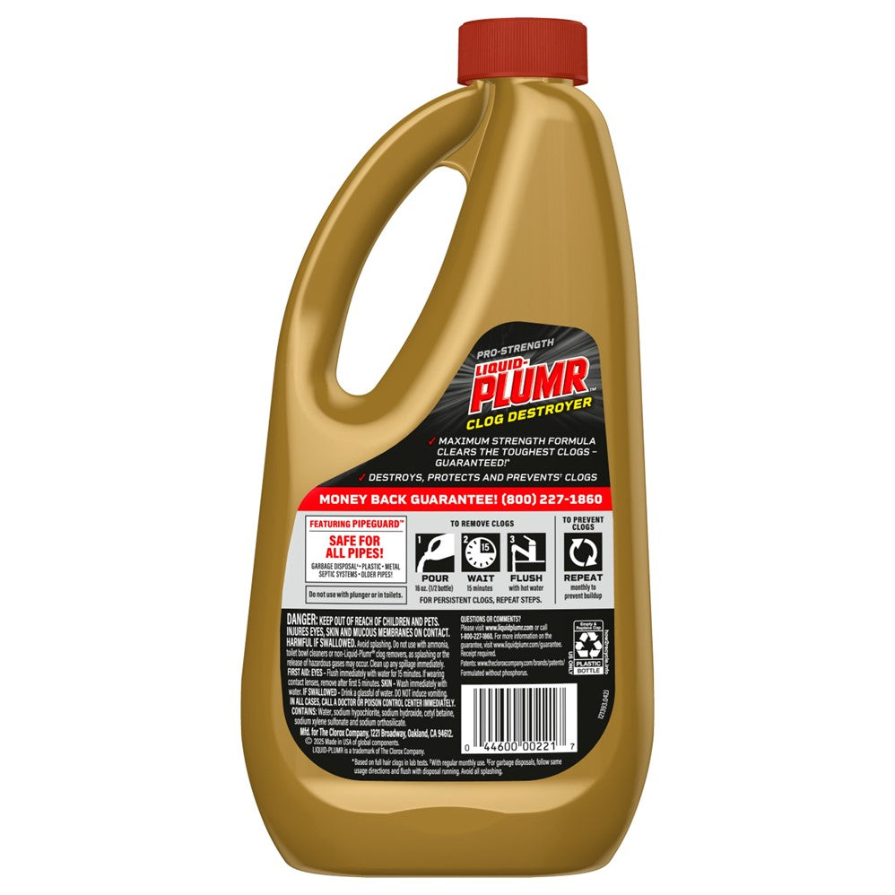 Liquid Plumr Clog Destroyer + Pipeguard - 32oz/9pk