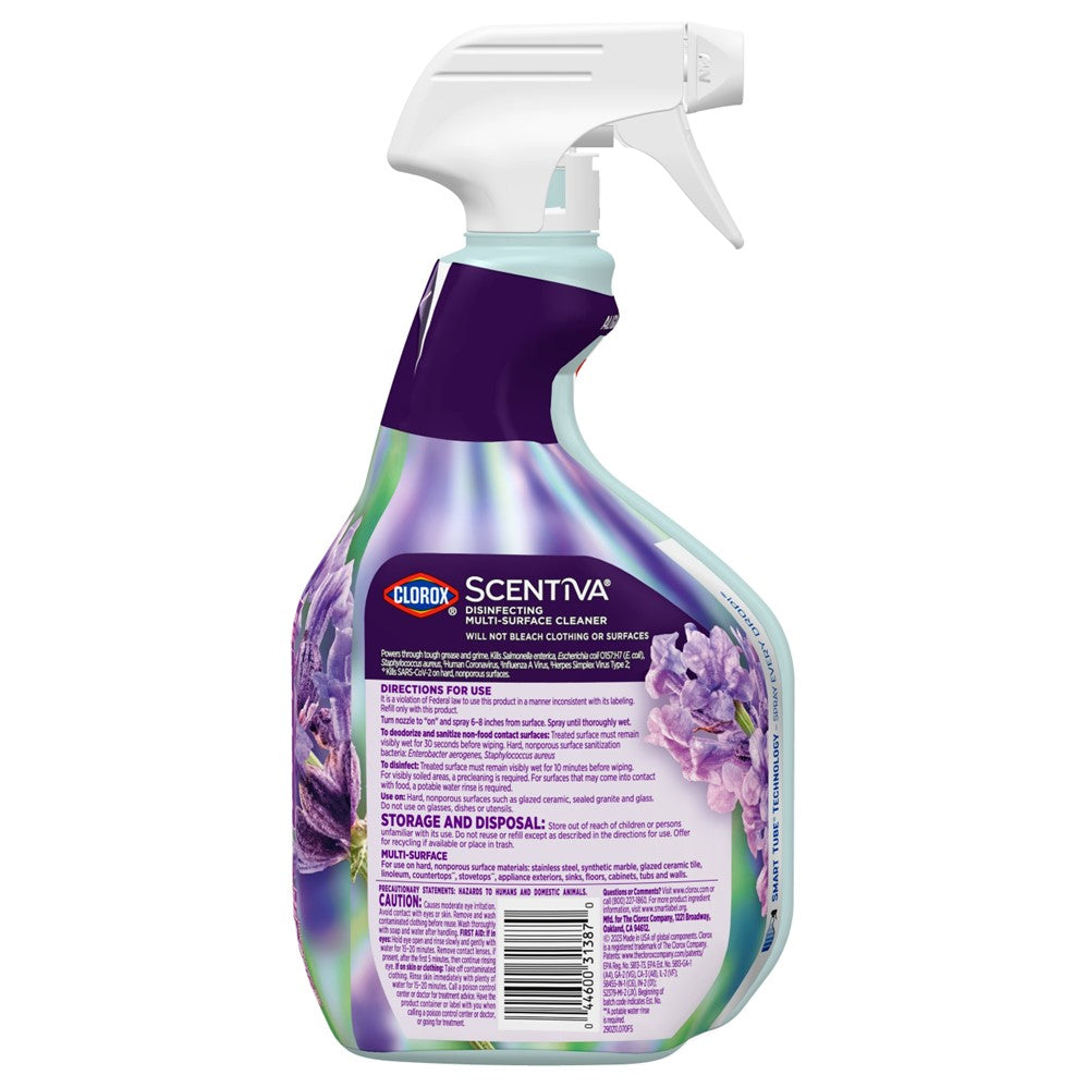 Clorox Scentiva Multi-Surface Cleaner Spray Lavender & Jasmine - 32oz/9pk