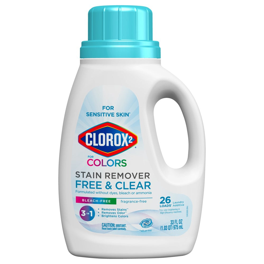 Clorox 2 Liquid Free & Clear Concentrated - 33oz/6pk