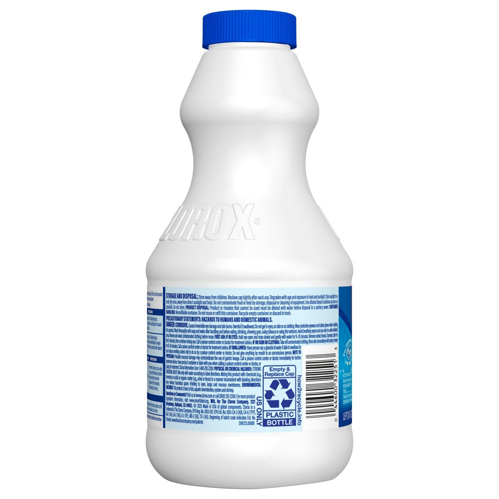 Clorox Bleach Liquid Disinfecting Concentrated - 24oz/12pk