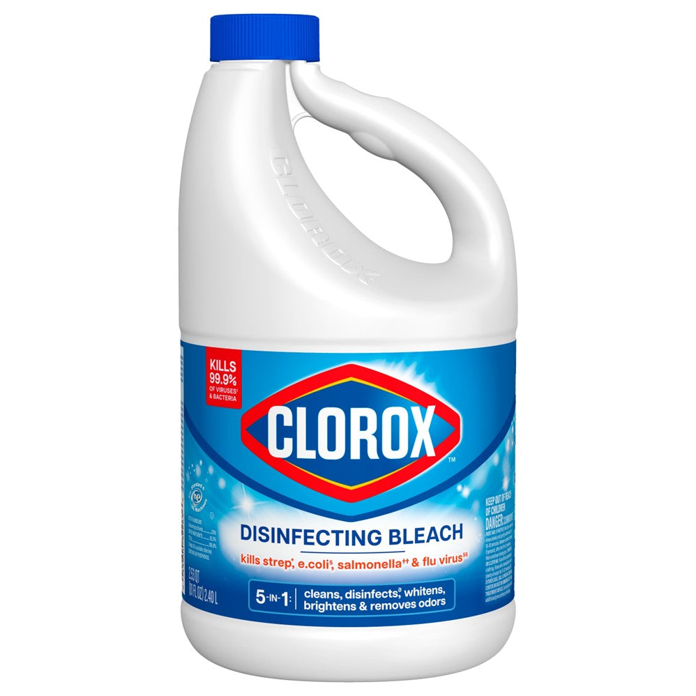 Clorox Bleach Liquid Disinfecting Concentrated - 81oz/6pk