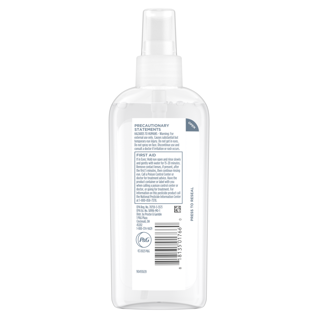 Zevo On Body Mosquito and Tick Repellent - Bug Spray - Pump Spray - 5.9oz/8pk