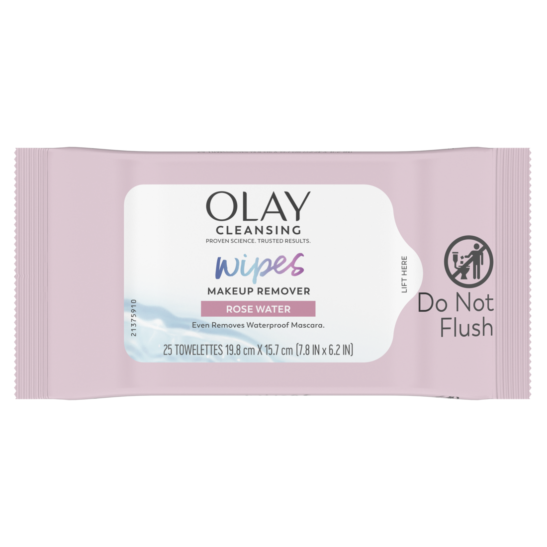 Olay Cleanse Makeup Remover Wipes Rose Water - 25ct/12pk
