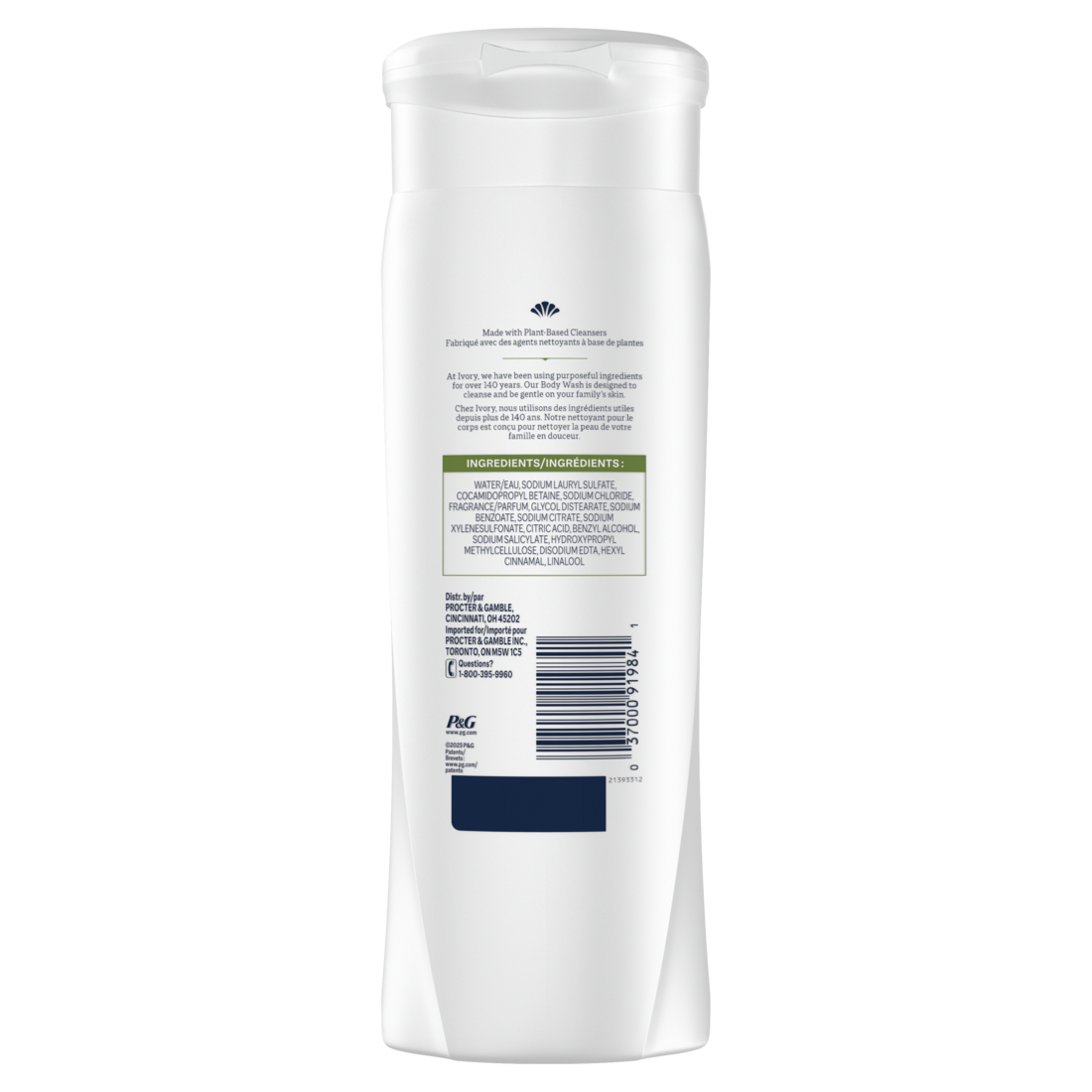 Ivory Gentle Body Wash Notes of Aloe - 21oz/4pk