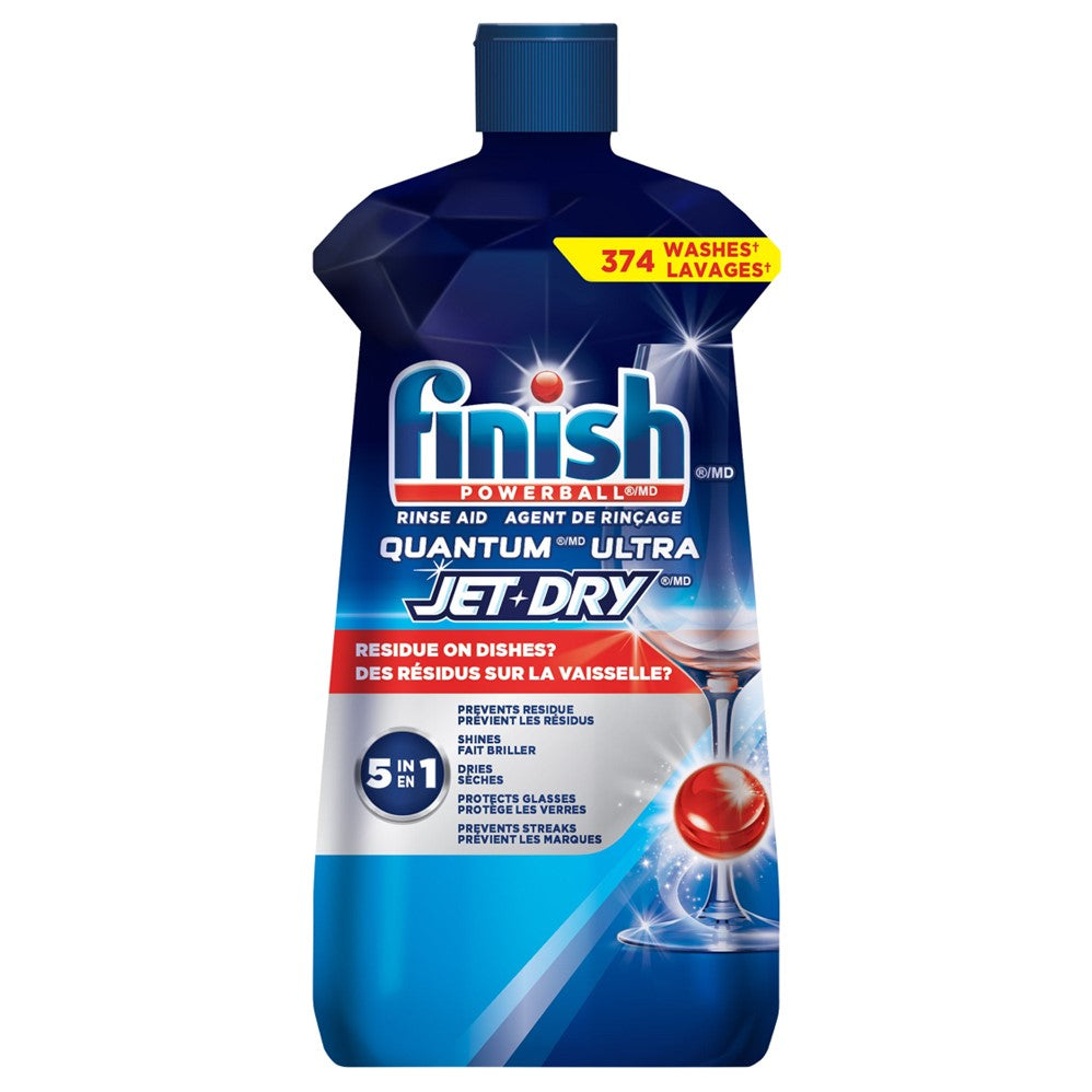 Finish Rinse Aid Quantum Ultra Jet-Dry 374 washes 1.12 L - 37.9oz/12pk