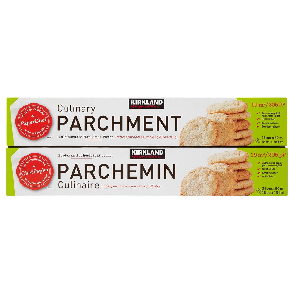 Kirkland Signature Parchment Paper Twin Pack 205sq ft - 2ct/1pk