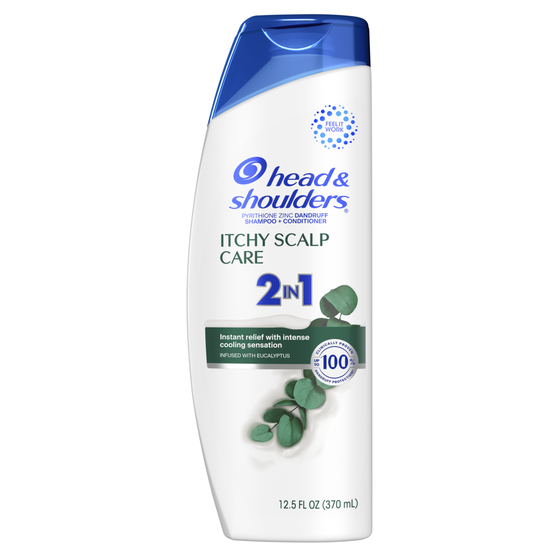 Head And Shoulders 2-in-1 Dandruff Shampoo And Conditioner Anti-Dandruff Treatment Itchy Scalp Care For Daily Use Paraben Free - 12.5oz/6pk