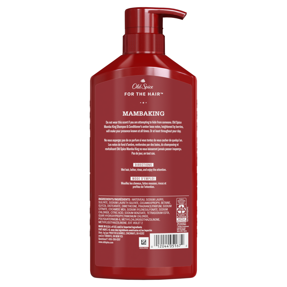 Old Spice Mambaking 2-in-1 Men's Shampoo And Conditioner - 21.9oz/4pk