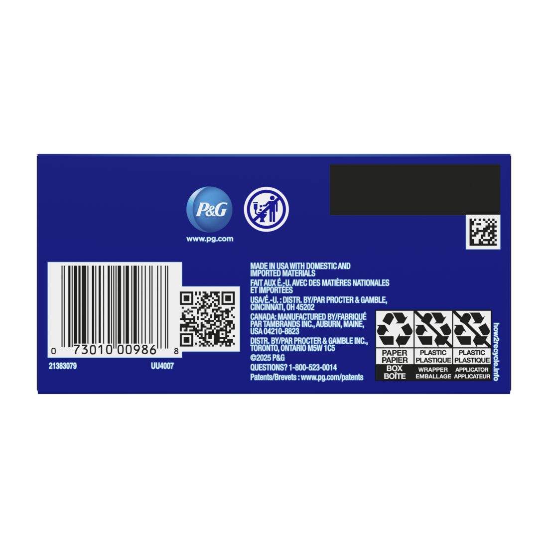 Tampax Pearl Tampons With Leakguard Braid Ultra Absorbency Unscented - 18ct/12pk
