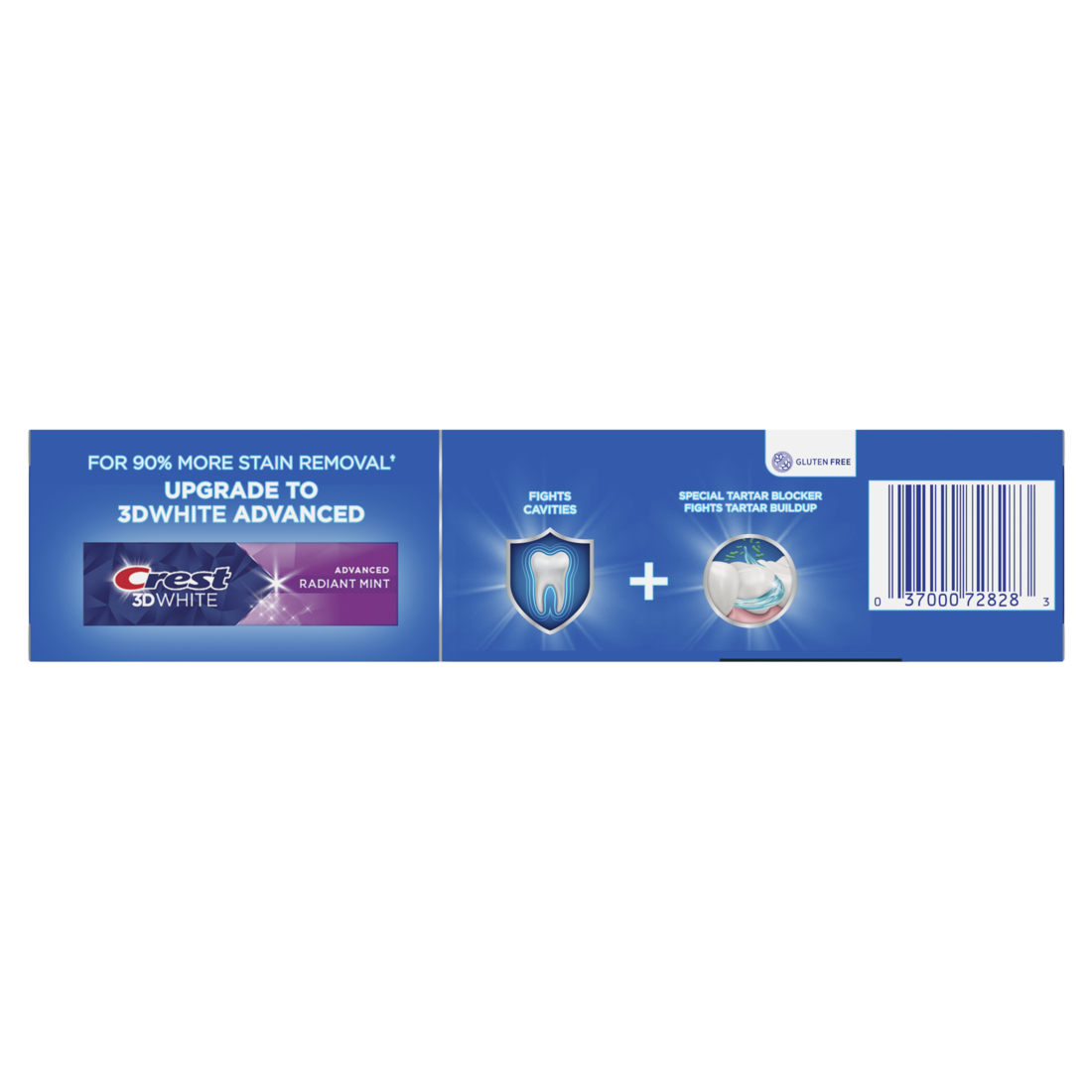 Crest Plus Tartar Protection Toothpaste Whitening Cool Mint - 8.2oz/24pk