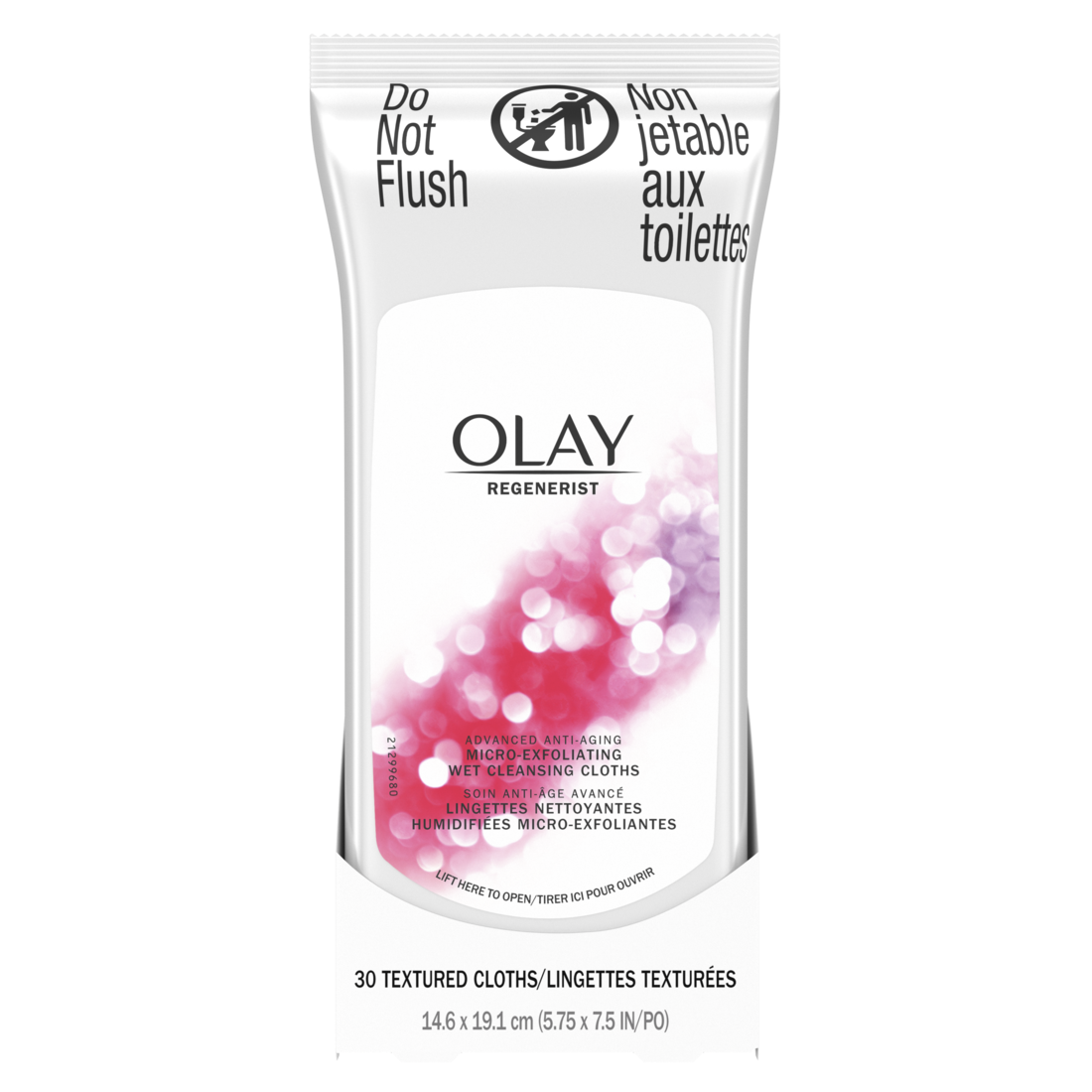 Olay Regenerist Micro-Exfoliating Wet Cleansing Cloths - 30ct/12pk