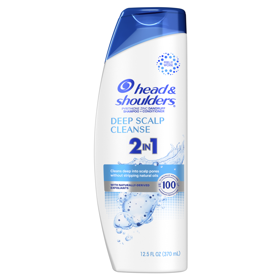 Head And Shoulders 2-in-1 Dandruff Shampoo And Conditioner Anti-Dandruff Treatment Deep Scalp Cleanse For Daily Use Paraben Free - 12.5oz/6pk