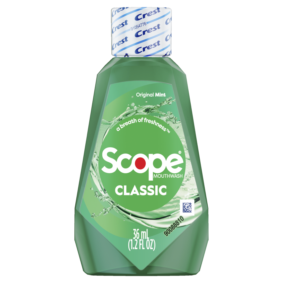 Crest Scope Classic Mouthwash Original Mint - 1.2oz/48pk