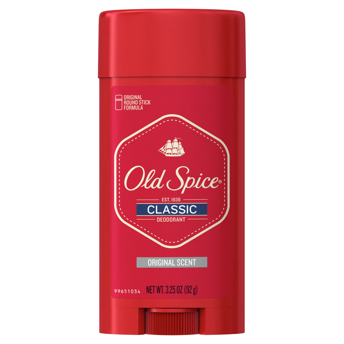 Old Spice Classic Original Scent Deodorant For Men - 3.25oz/12pk