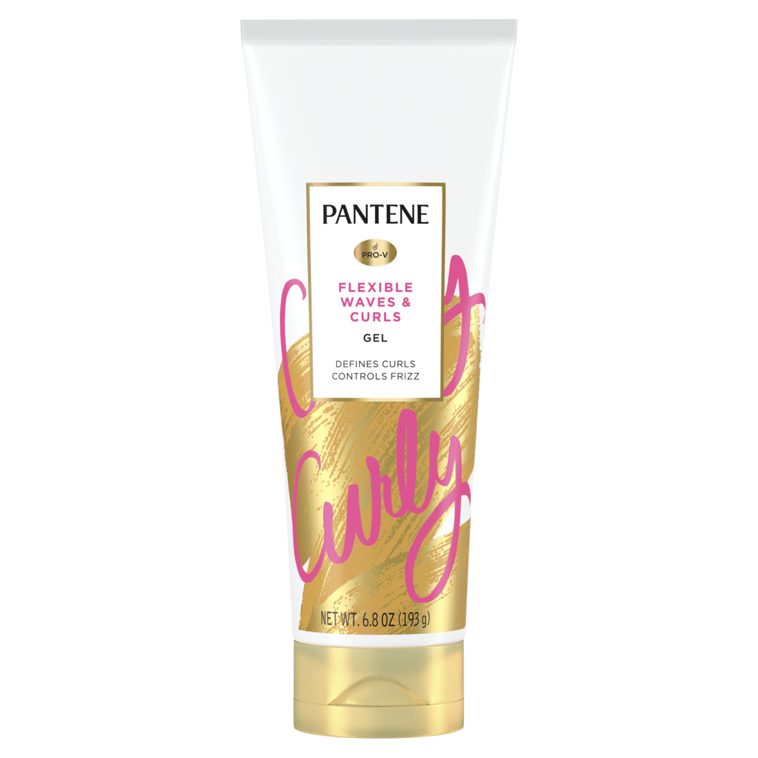 Pantene Flexible Waves & Curls Gel Tames Flyaways Defines Waves And Curls For Touchable Frizz-Free Definition - 6.8oz/12pk