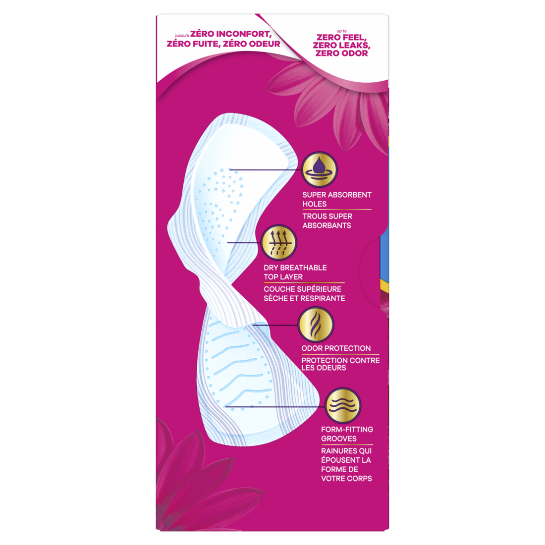 Always Radiant With Flexfoam Pads Size 3 Extra Heavy With Wings Light Clean Scent - 22ct/3pk