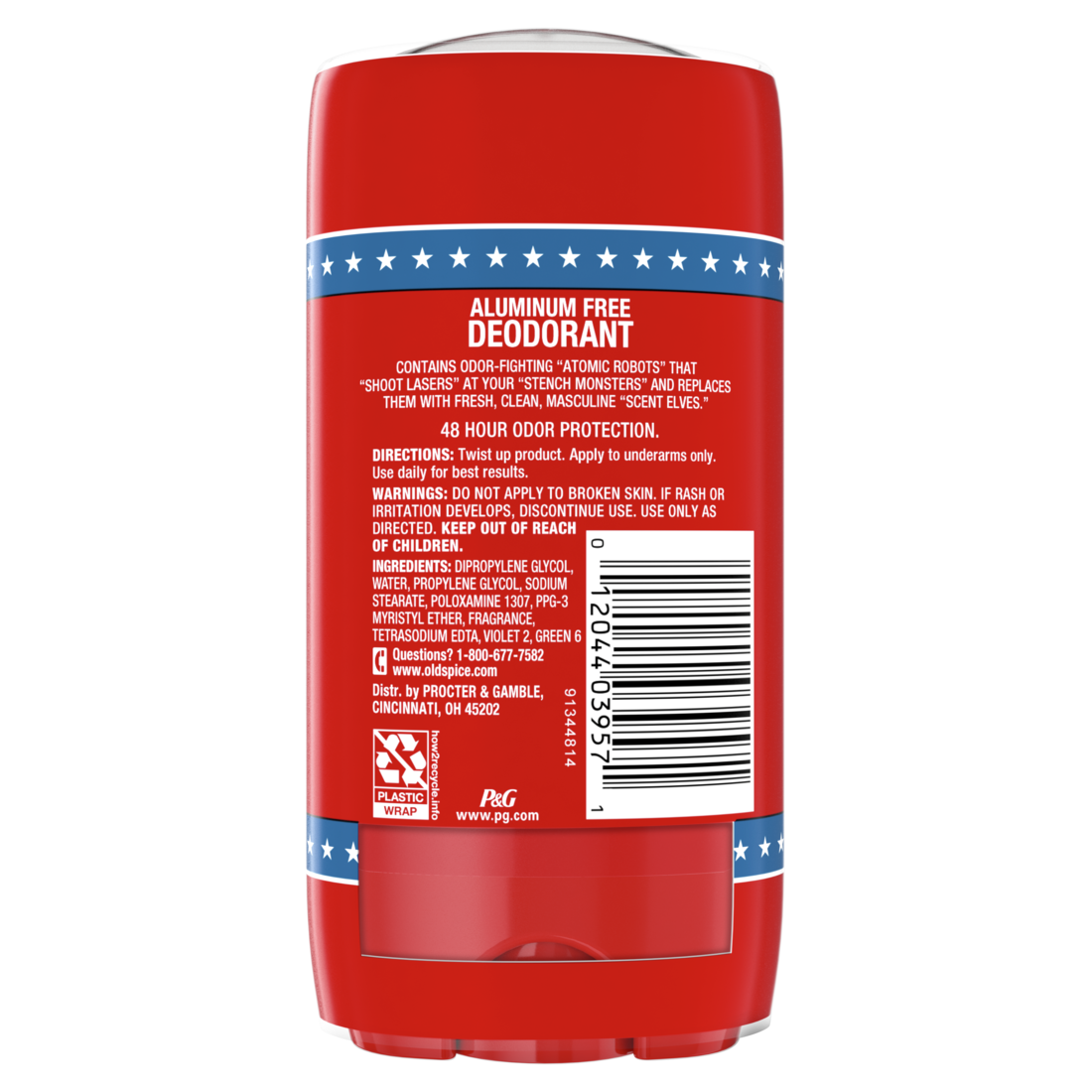 Old Spice High Endurance Deodorant For Men Aluminum Free Fresh Scent Twin Pack - (2x3.0)oz/6pk