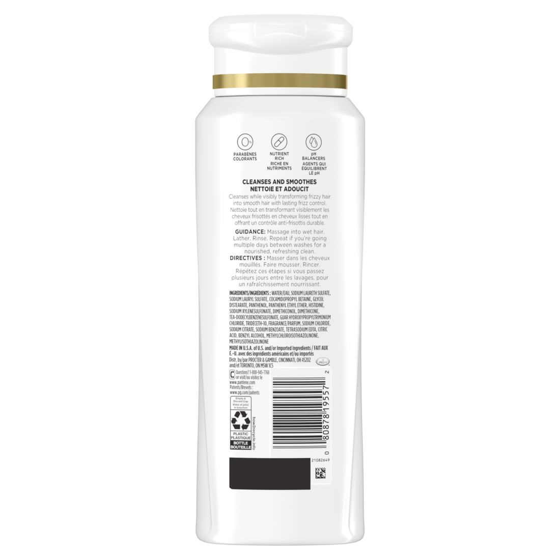 Pantene Smooth & Sleek 2-in-1 Shampoo & Conditioner - 12oz/6pk