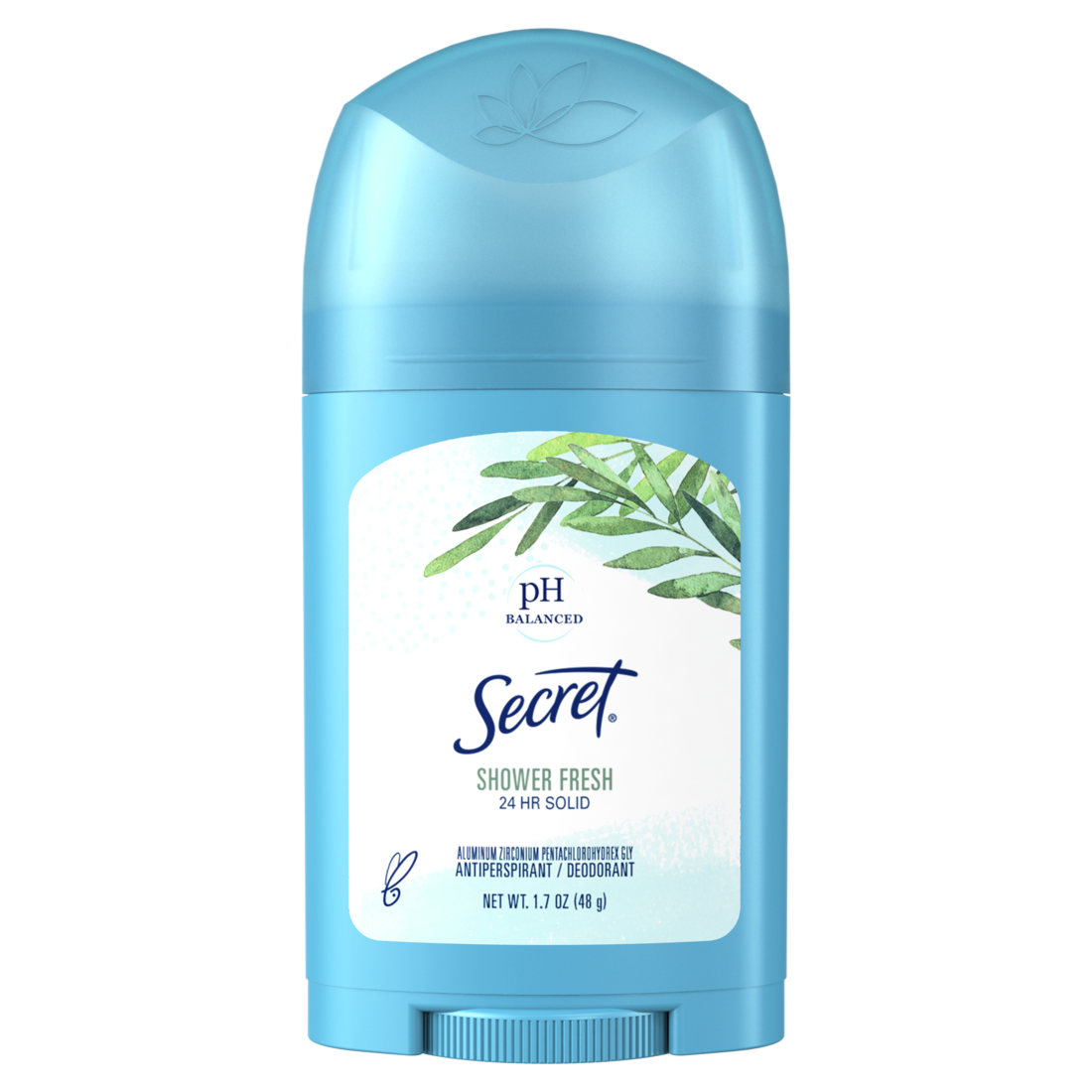 Secret Wide Solid Antiperspirant And Deodorant Shower Fresh - 1.7oz/12pk