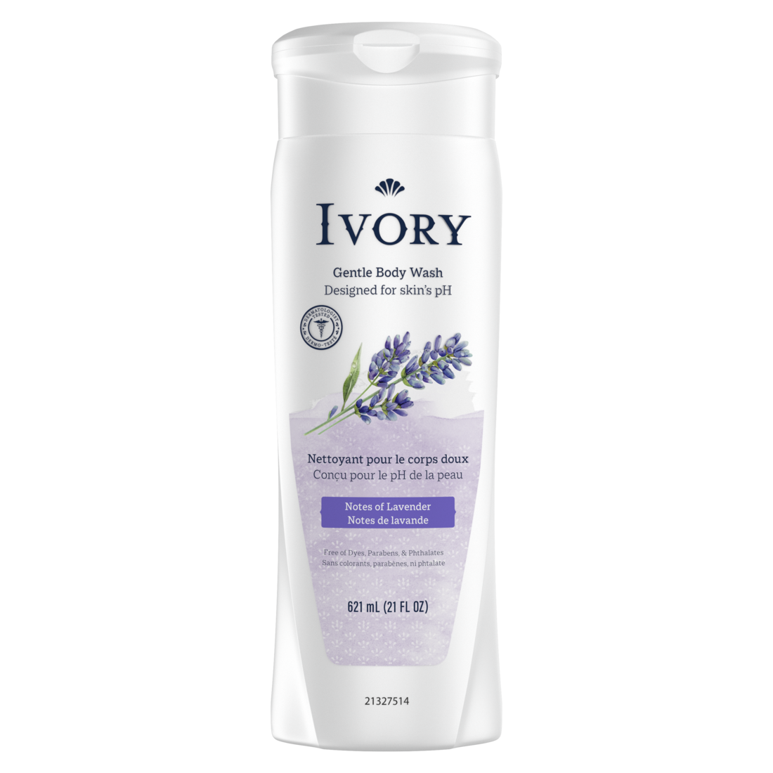 Ivory Gentle Body Wash Lavender Scent - 21oz/4pk