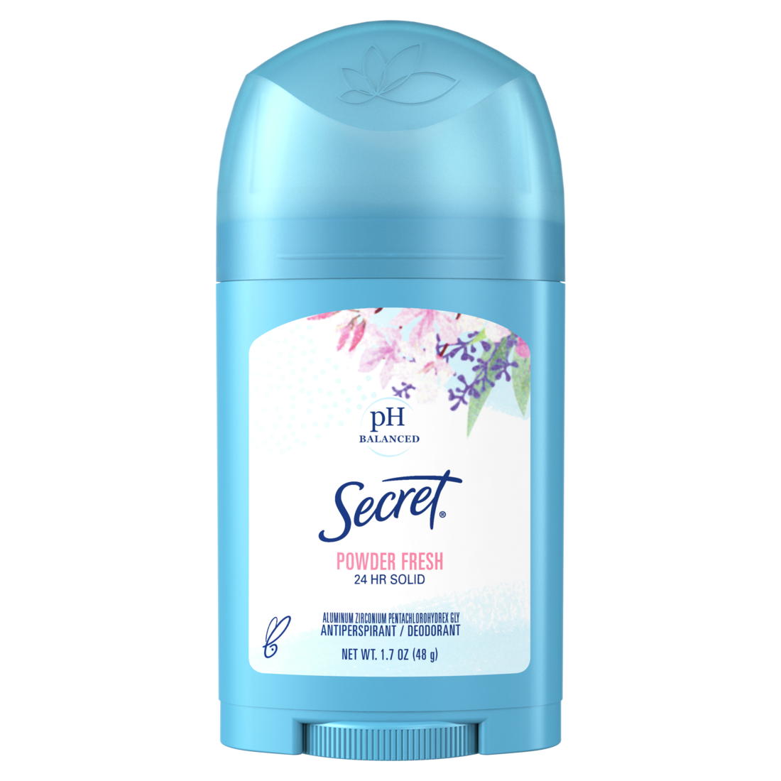 Secret Wide Solid Antiperspirant And Deodorant Powder Fresh - 1.7oz/12pk