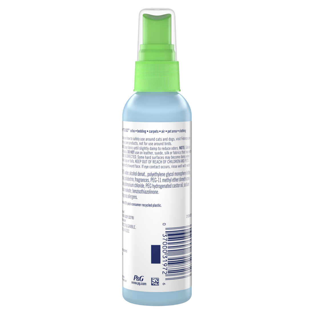 Febreze Odor-Fighting Fabric Refresher To-Go Gain Original Scent Spray - 2.8oz/12pk