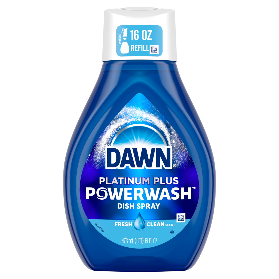 Dawn Powerwash Spray Dish Soap Dishwashing Liquid Fresh 1 Refill - 16oz/6pk