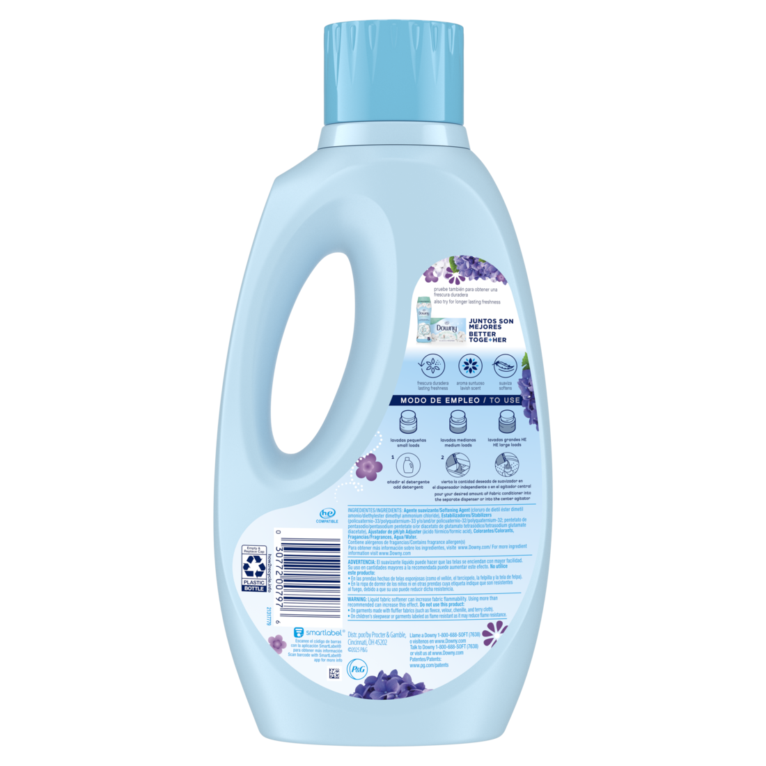 Downy Fresh Non-Concentrated Liquid Fabric Softener Lavender Dream Scent 58 Loads - 50oz/4pk