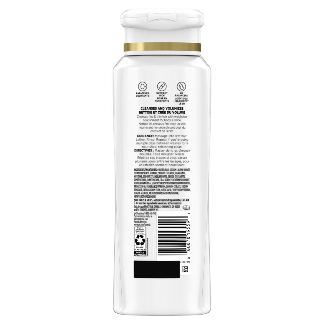 Pantene Sheer Volume 2-in-1 Shampoo & Conditioner - 12oz/6pk