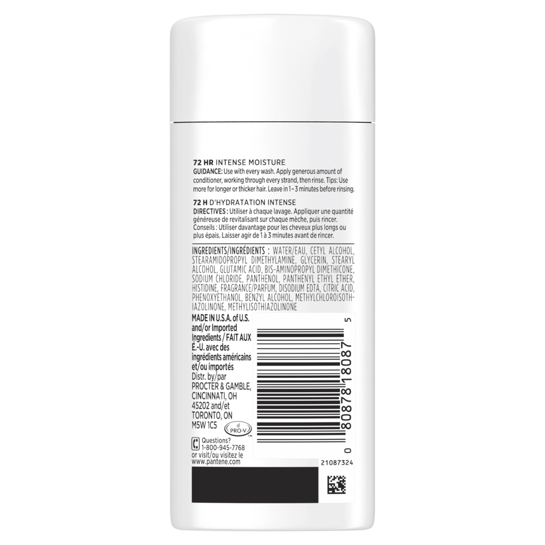 Pantene Daily Moisture Renewal 72 HR Intense Moisture Conditioner - 3.38oz/24pk