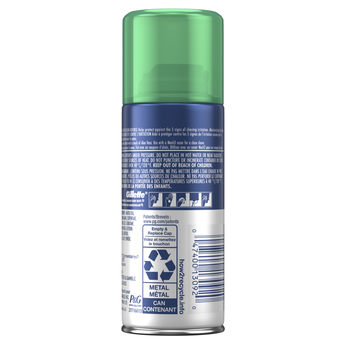 Gillette Series Soothing Shaving Gel For Men Protects Against 5 Signs Of Shaving Irritation Shave Gel With Aloe Vera Suitable For Sensitive Skin - 2.5oz/24pk