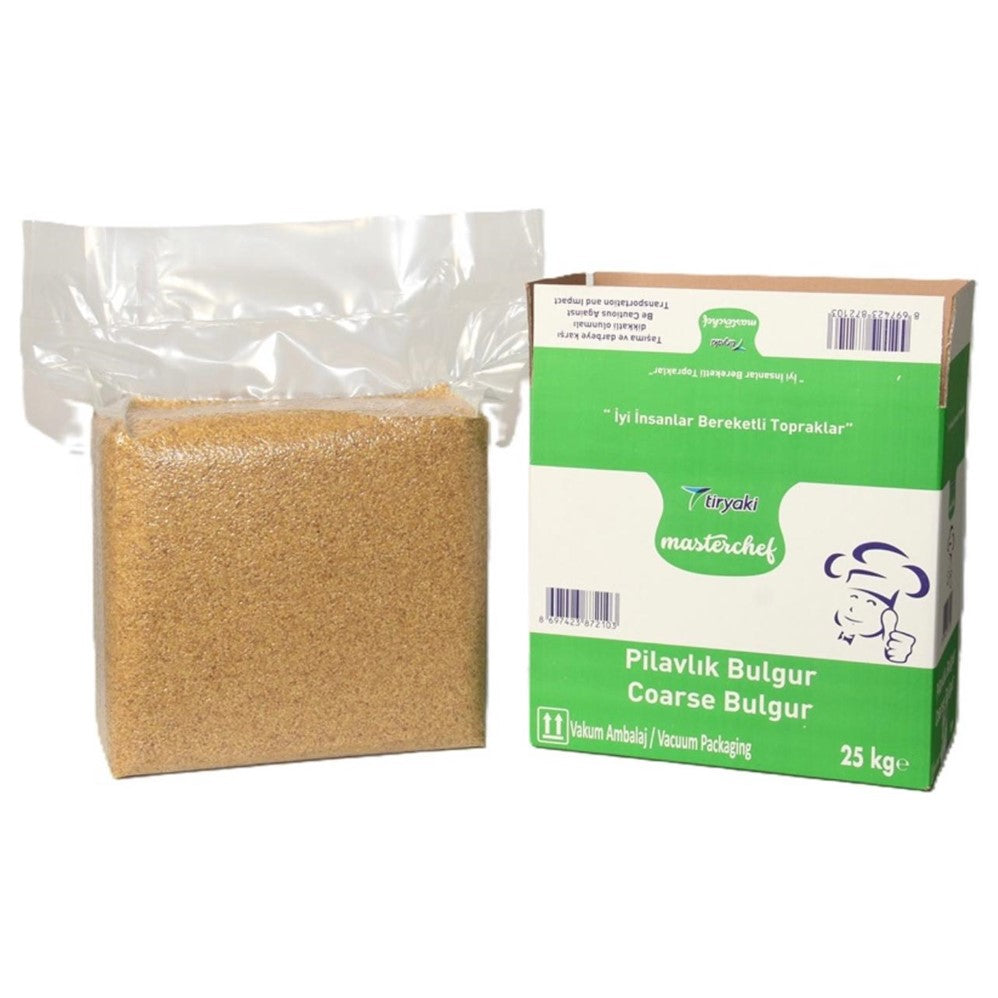 Tiryaki Bulgur Coarse PP Bags - 25kg/55.12lb/1pk