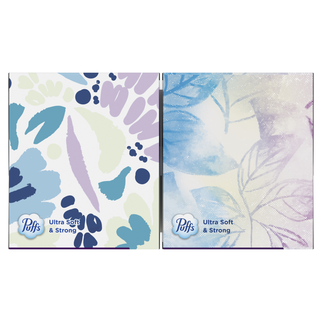 Puffs Ultra Soft Facial Tissues 2 Mega Cube Box 72 Facial Tissues Per Box - 144ct/12pk